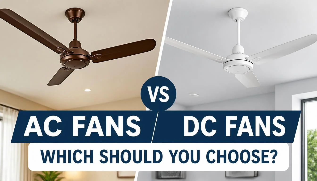 AC vs DC Ceiling Fans Which Should You Choose