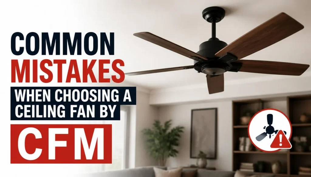 Common Mistakes When Choosing a Ceiling Fan by CFM