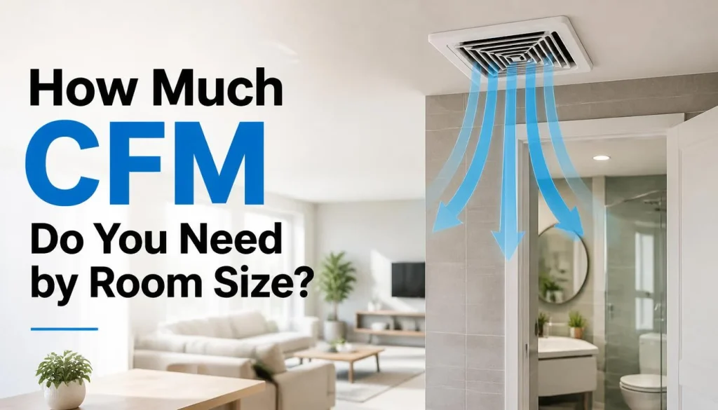 How Much CFM Do You Need by Room Size?